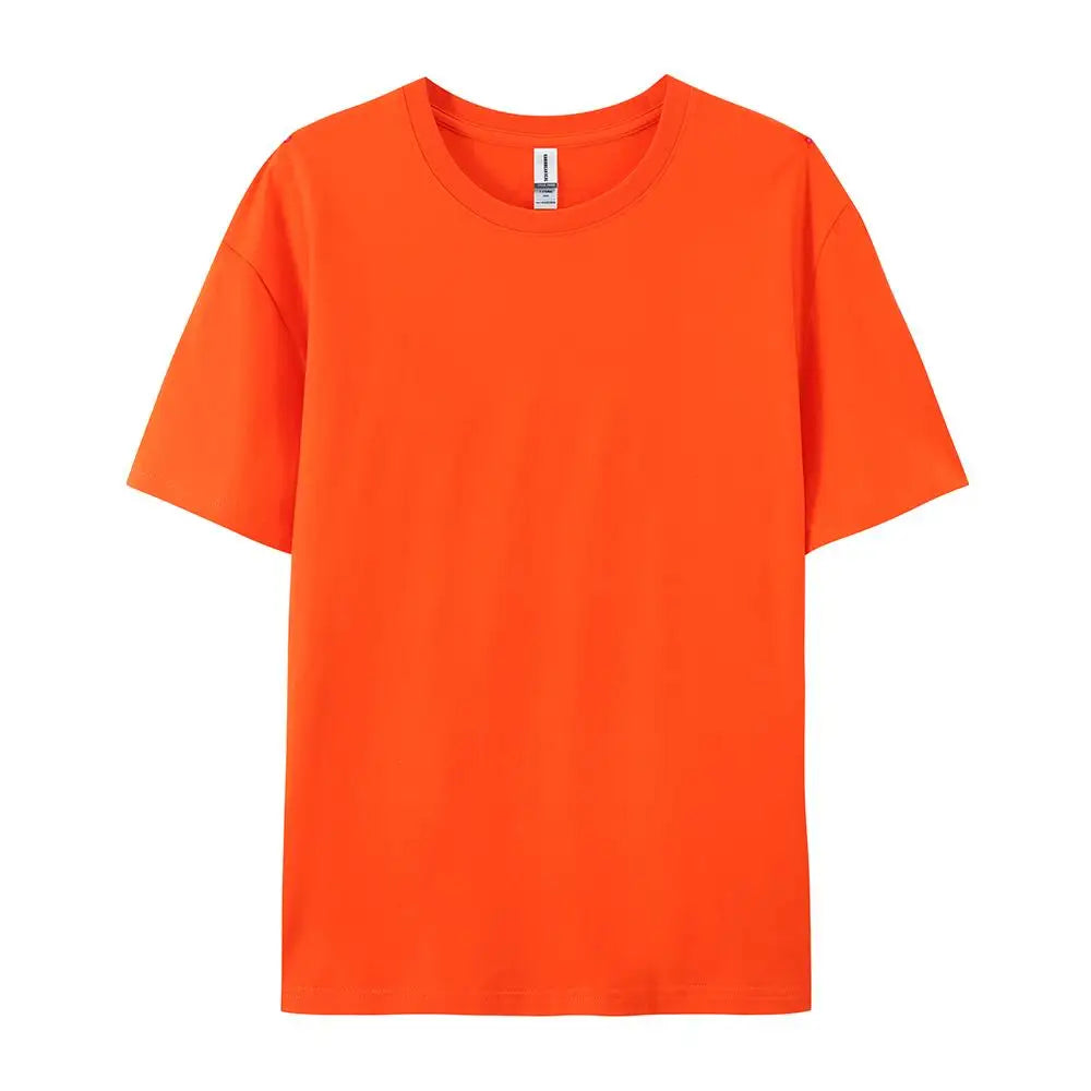 100% Cotton Solid T-shirts Women Sporty Short Sleeve Tees Fashion Casual White Black Clothing Loose O-Neck Female Summer Tops
