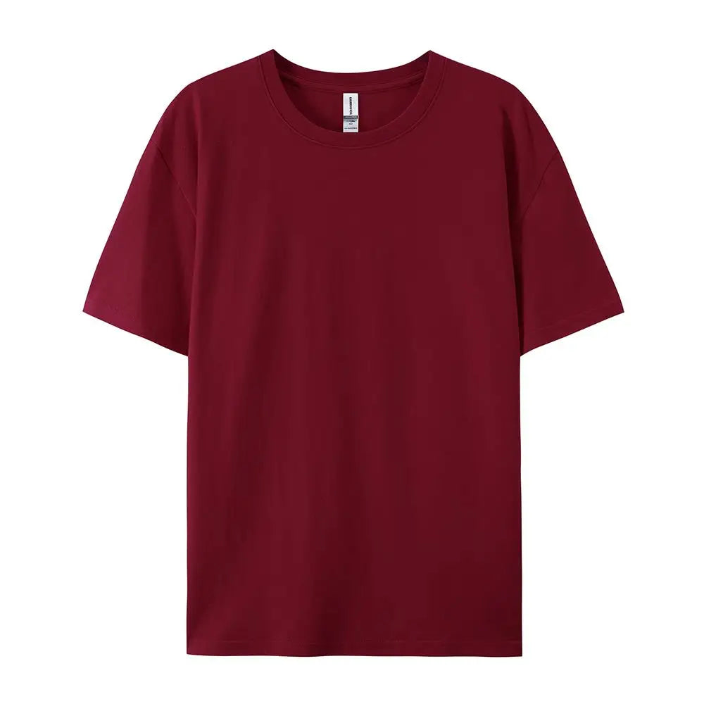 100% Cotton Solid T-shirts Women Sporty Short Sleeve Tees Fashion Casual White Black Clothing Loose O-Neck Female Summer Tops