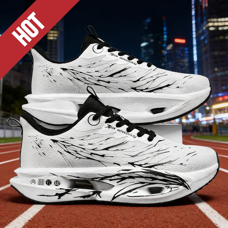 Running Shoes Carbon Board Speciality Marathon Men Sports Breathable Lightweight Women's Comfortable Athletic Nonskid Sneakers