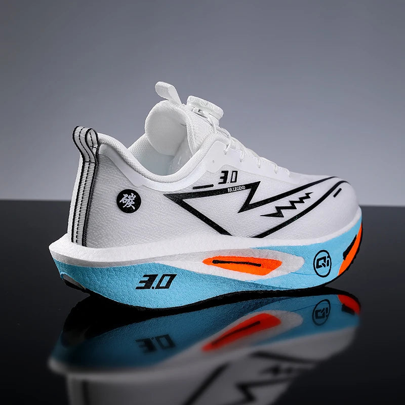2026 Running Shoes Carbon Board Marathon Men Sports Breathable Lightweight Women's Comfy Athletic Antiskid Sneakers Casual New