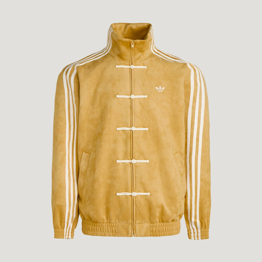 Adidas genuine clover men's and women's standing collar long sleeved loose casual jacket KT3851