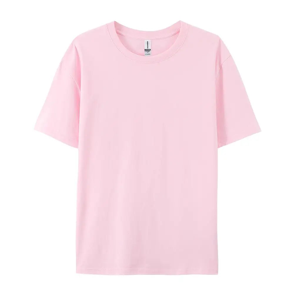 100% Cotton Solid T-shirts Women Sporty Short Sleeve Tees Fashion Casual White Black Clothing Loose O-Neck Female Summer Tops