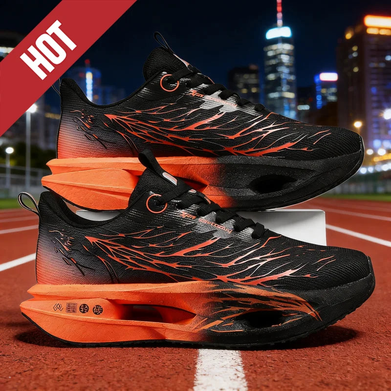 Running Shoes Carbon Board Speciality Marathon Men Sports Breathable Lightweight Women's Comfortable Athletic Nonskid Sneakers