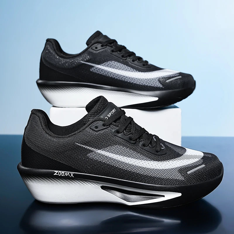 2026 New Marathon Men Running Shoes Breathable Outdoor Sports Shoes Lightweight Sneakers Comfortable Athletic Training Footwear