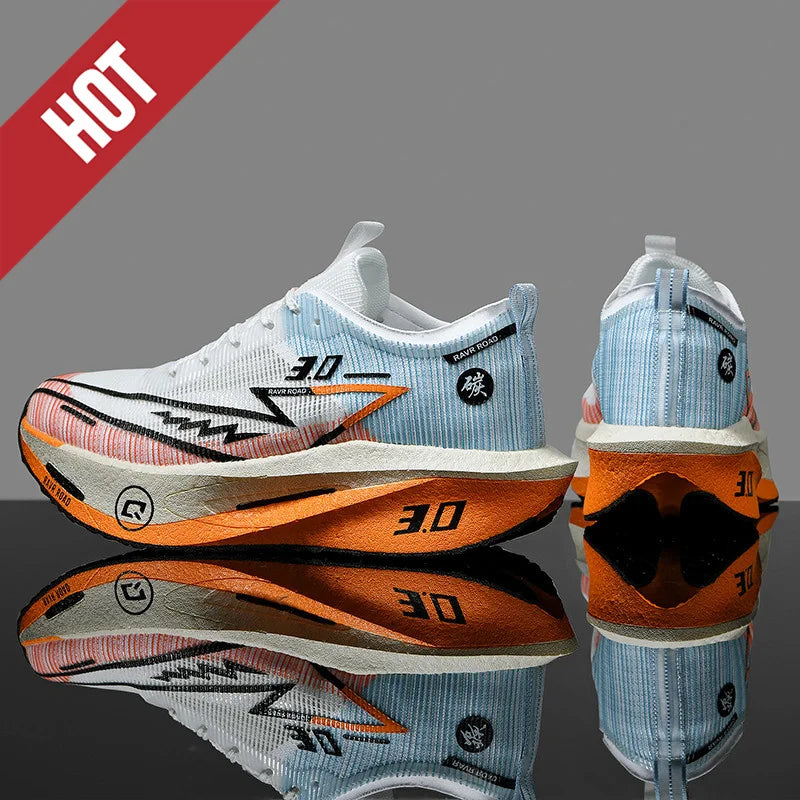 Air Running Shoes Men Sports Marathon Carbon Plate Breathable Lightweight Women Comfortable Athletic Leisure Sneakers Footwear