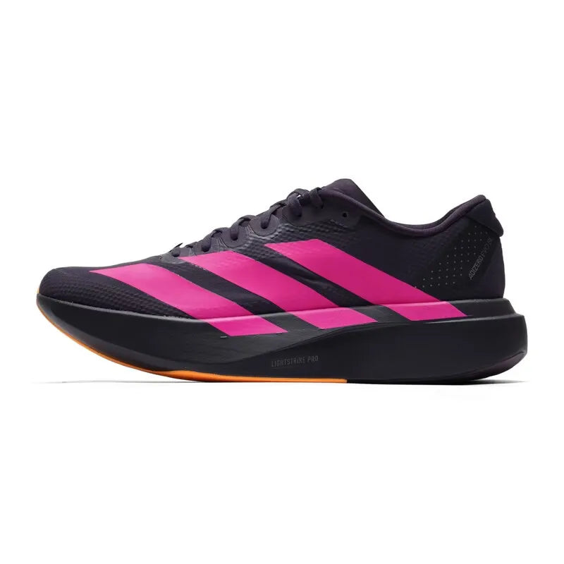Adidas KI6903 Mens Racing Running Shoes Aurora Black Bright Pink Bright Orange Sport Sneakers