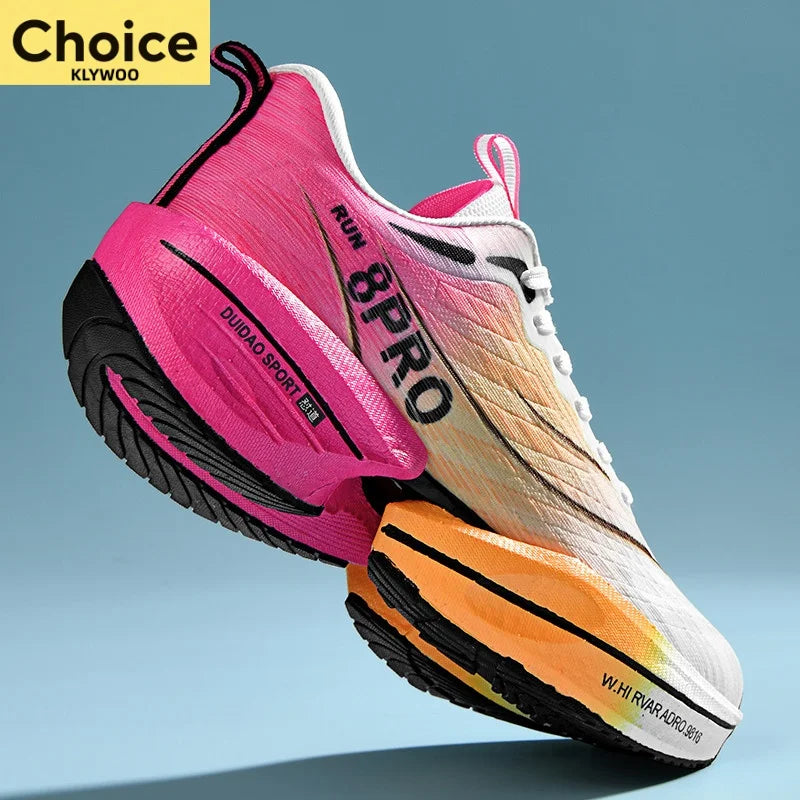 Running Shoes Marathon Carbon Board Men Sports Speciality Breathable Lightweight Women's Comfortable Athletic Nonskid Sneakers