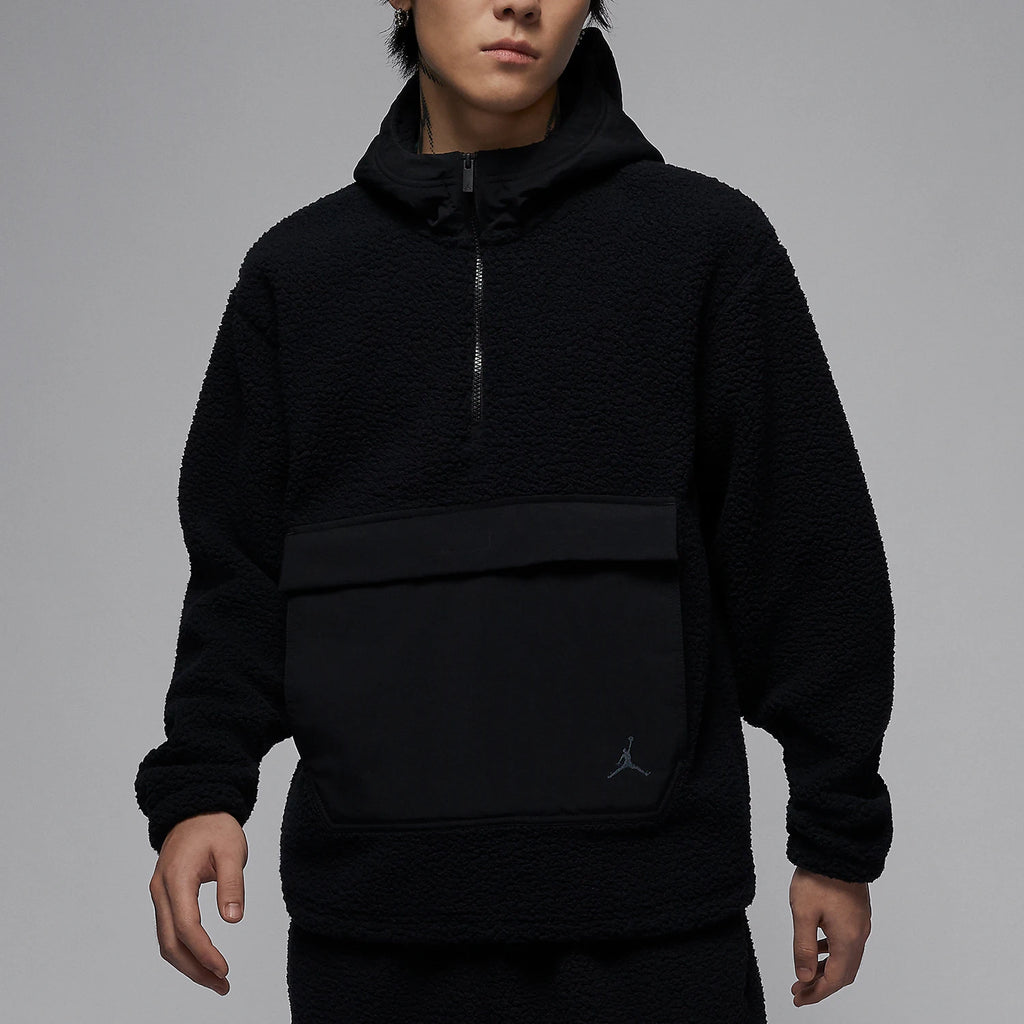 Nike Official Genuine JORDAN Men's Faux Shearling Fleece Hoodie FV7453-010