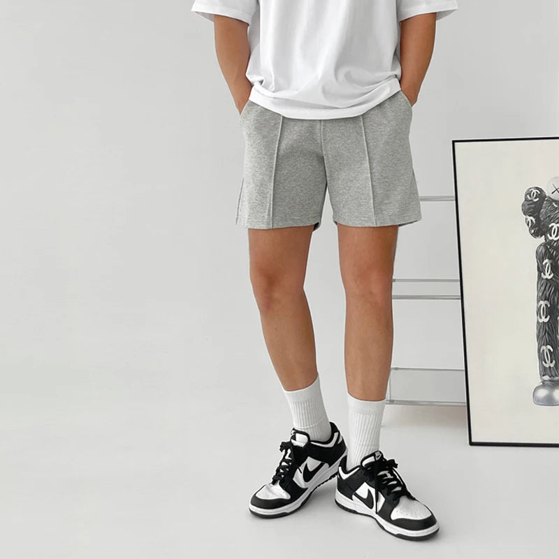 Men Summer Cotton Shorts Loose Casual Running Shorts Breathable Gym Beach Shorts Training Sport Basketball Shorts Man Clothing
