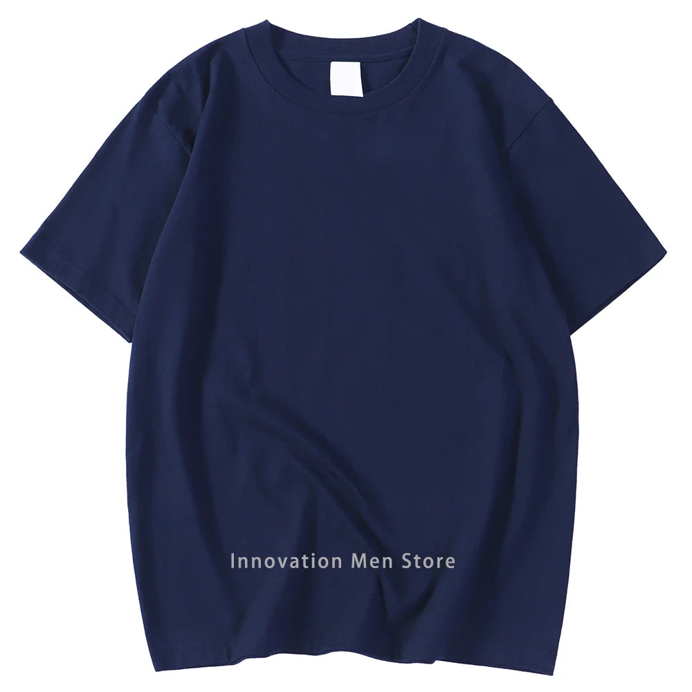 14 Colors Candy Color 100% Cotton T-Shirts Men Women Oversized Short Sleeves Casual Breathable S-XXXL Tee Clothing Soft T Shirts