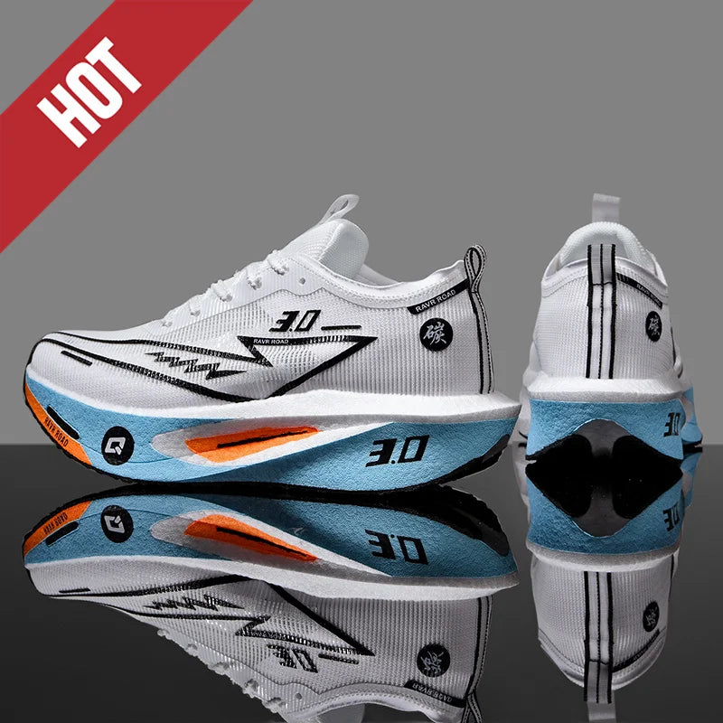 Air Running Shoes Men Sports Marathon Carbon Plate Breathable Lightweight Women Comfortable Athletic Leisure Sneakers Footwear