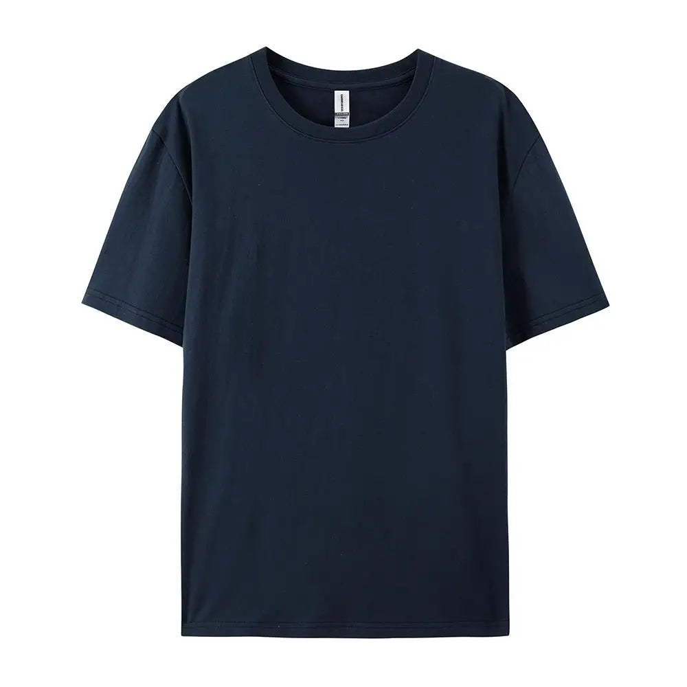100% Cotton Solid T-shirts Women Sporty Short Sleeve Tees Fashion Casual White Black Clothing Loose O-Neck Female Summer Tops